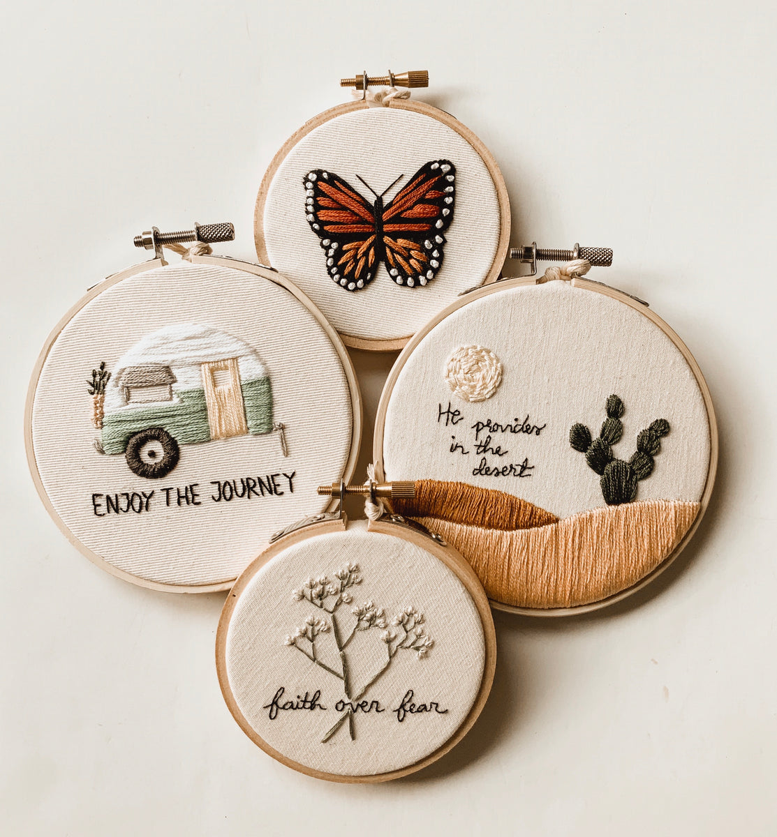 Jesus Loves Me embroidery hoop – MustardThread