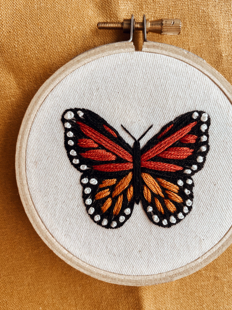 Monarch Butterfly Hoop