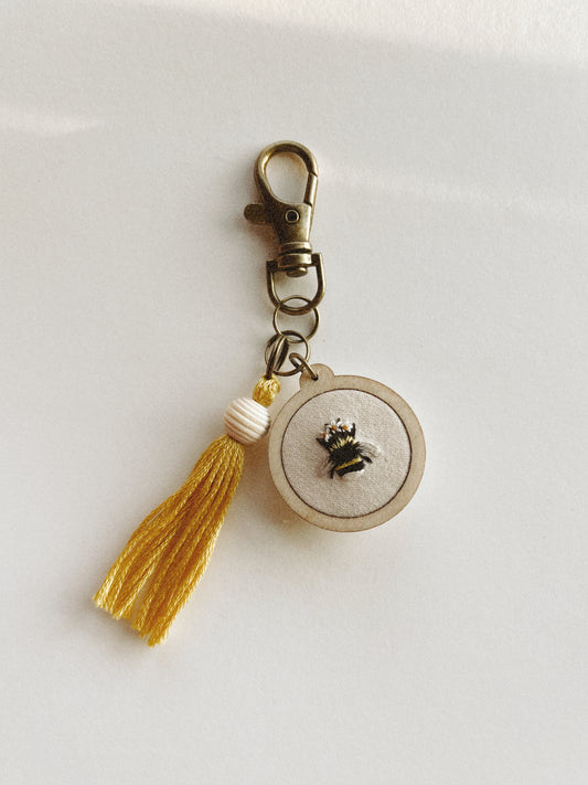 Honey Bee Keychain