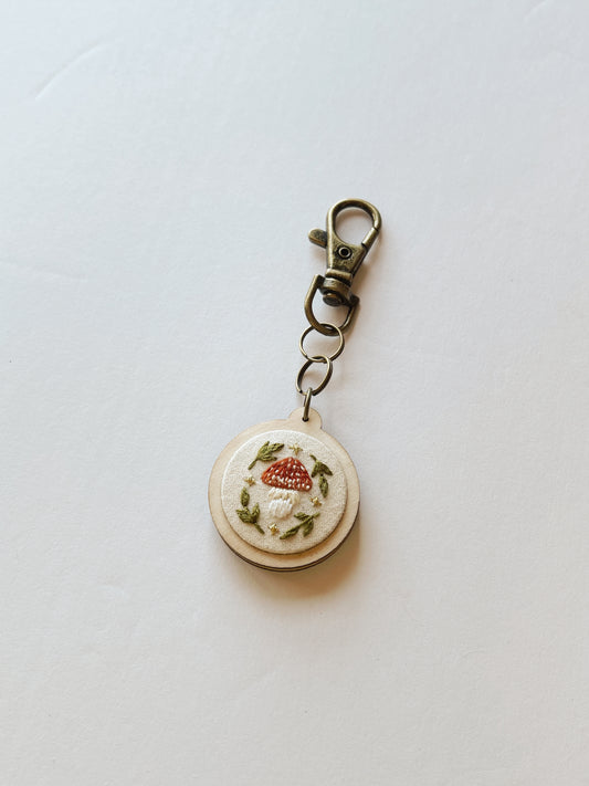 Mushroom Keychain