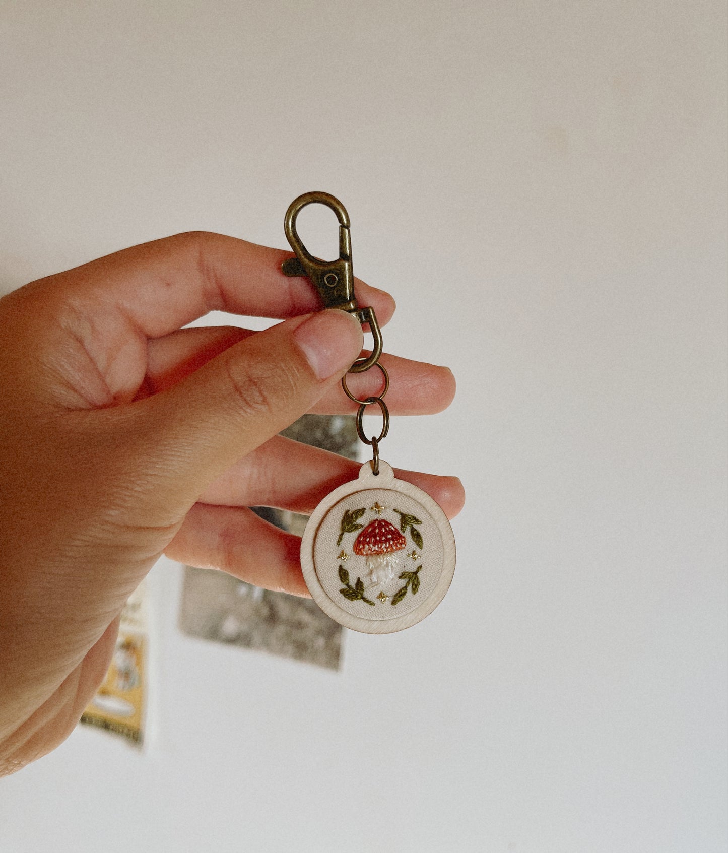 Mushroom Keychain