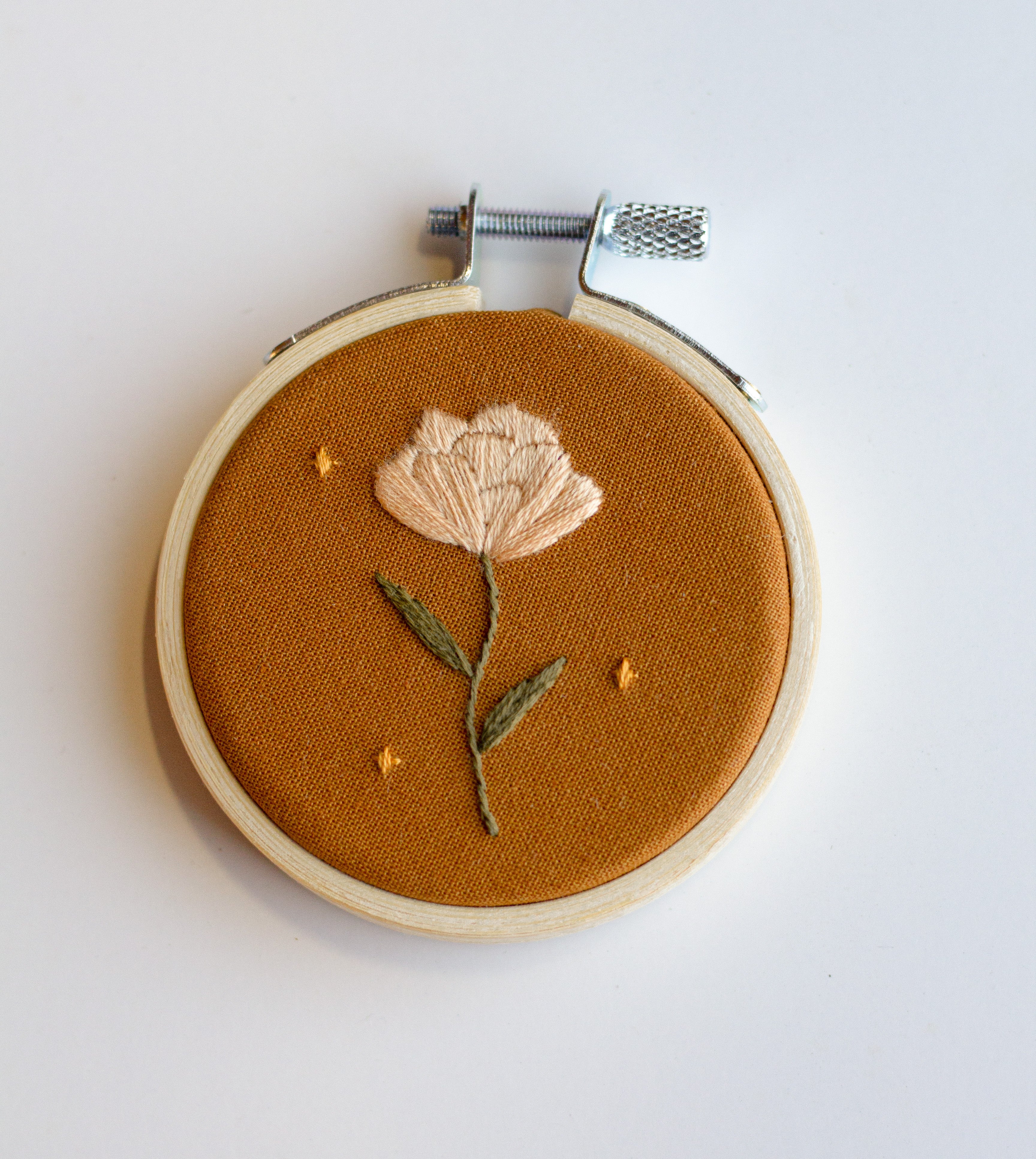 Mini Flower Embroidery Hoop