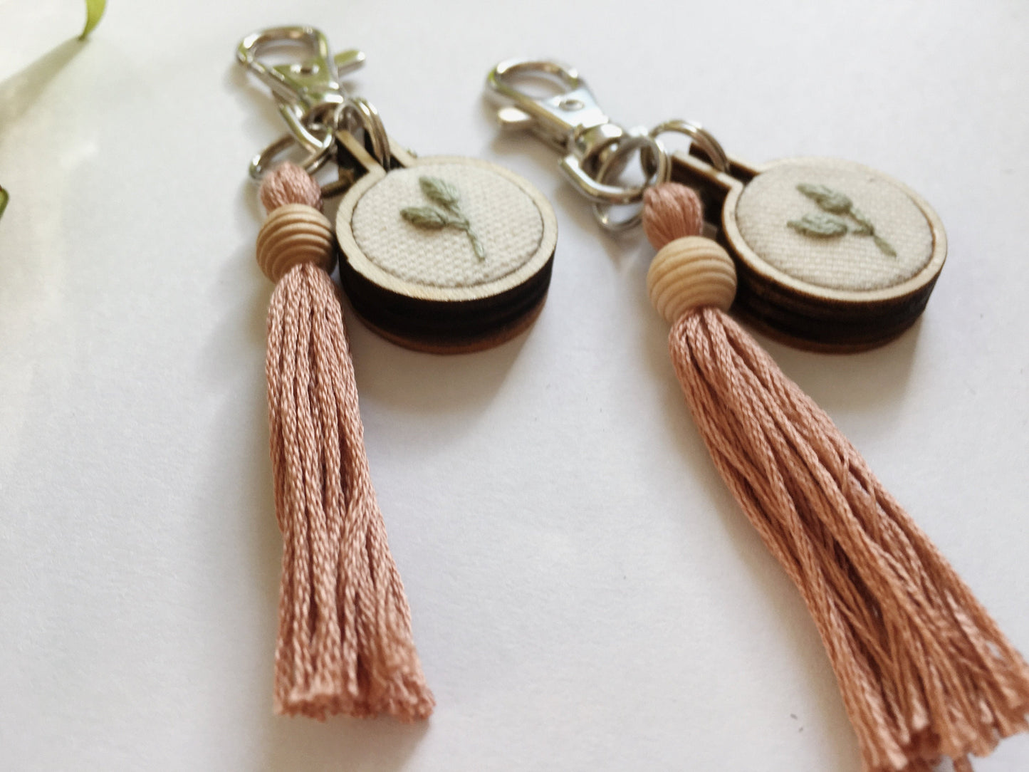 Rooted in Faith Tassel Keychain