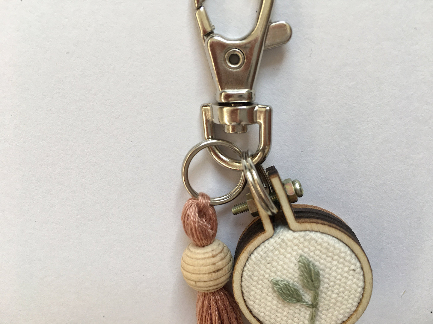 Rooted in Faith Tassel Keychain