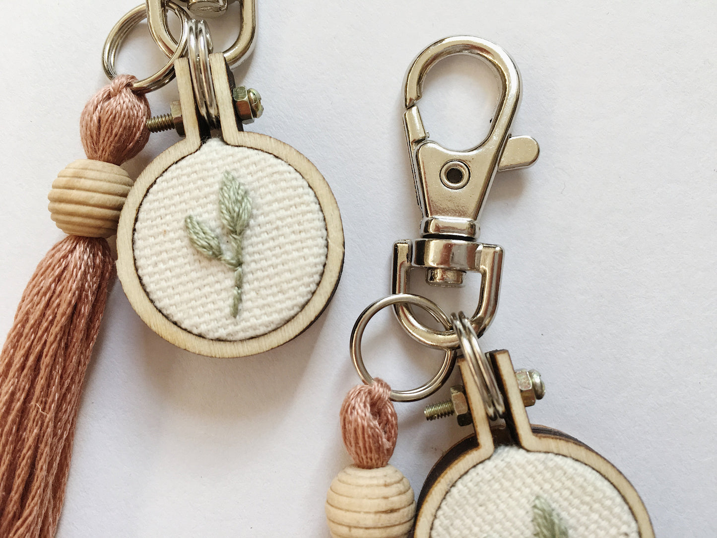 Rooted in Faith Tassel Keychain