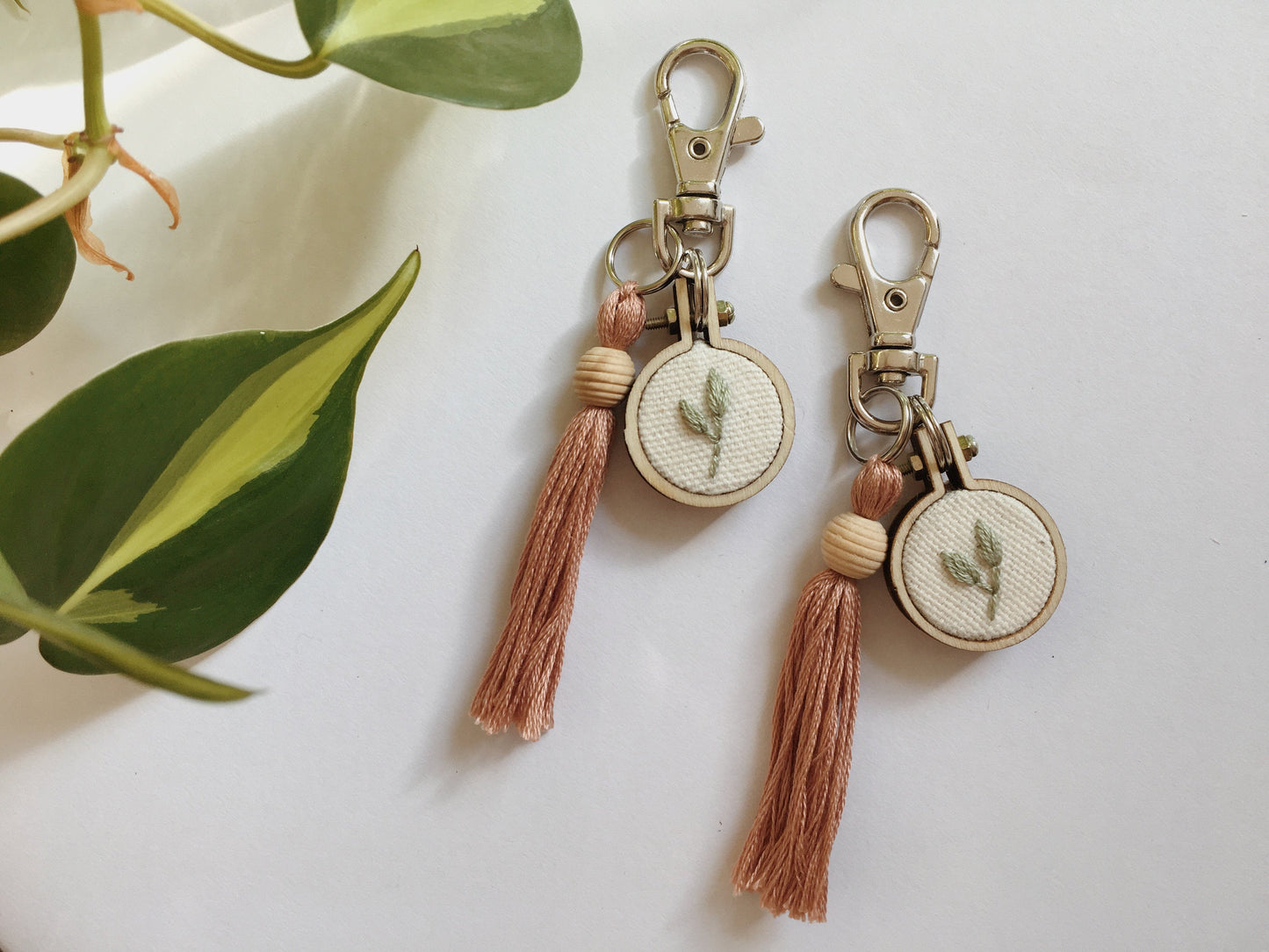 Rooted in Faith Tassel Keychain