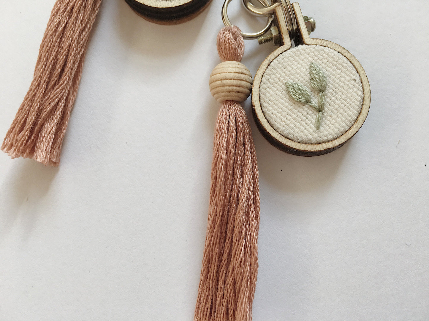 Rooted in Faith Tassel Keychain