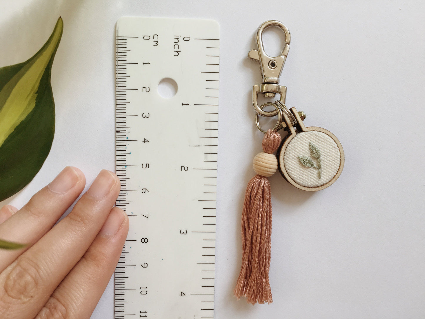 Rooted in Faith Tassel Keychain